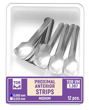 TOR-VM Proximal Anterior Metal Strips Medium 12 pcs